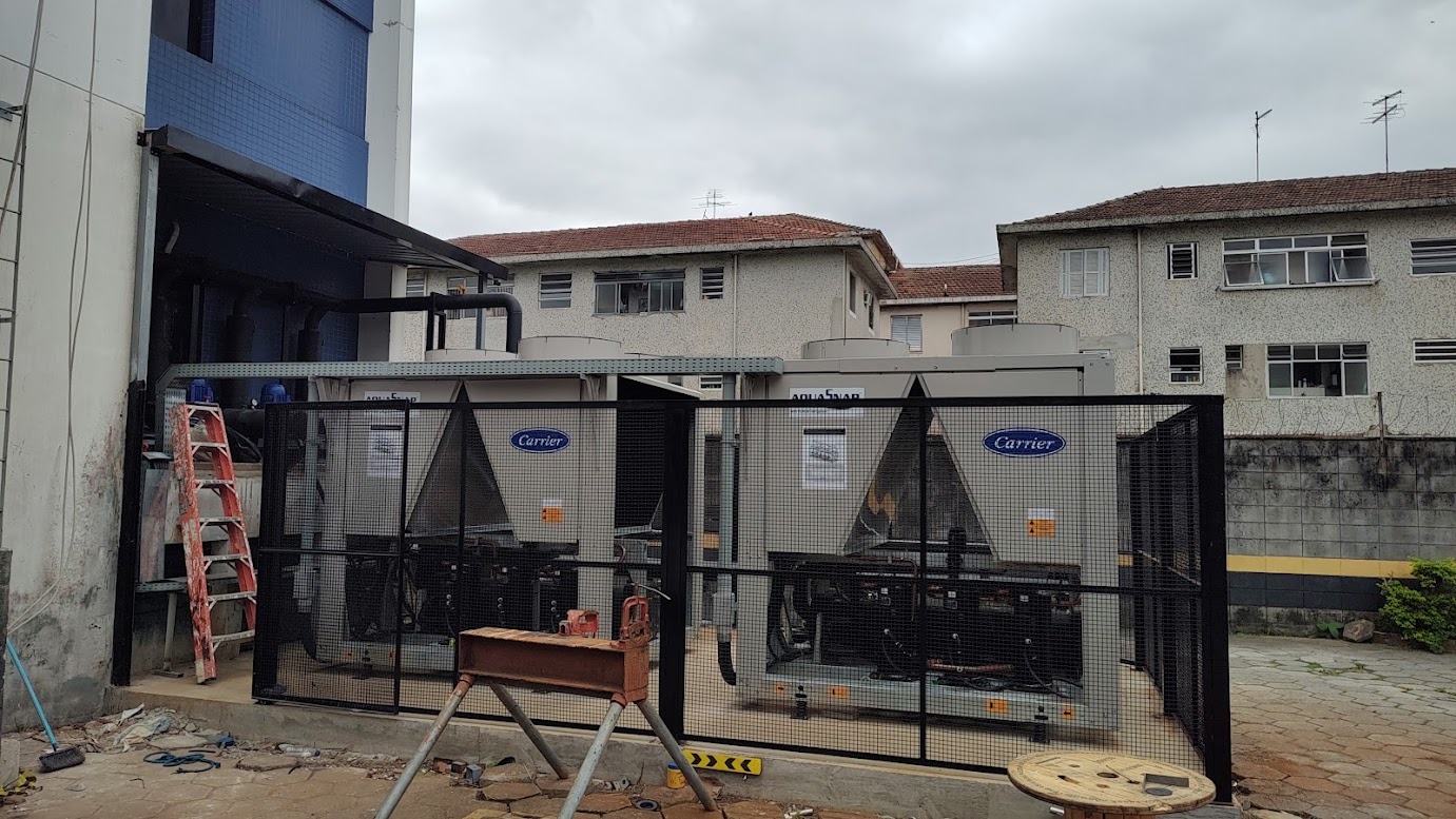 HVAC e refrigeração executado pela UNITEC SANTOS